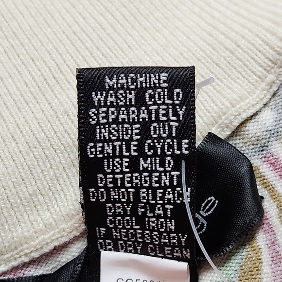 Size S Tank top Floral Cotton blend ribbed knit CABLE & GAUGE NWT - Picture 12 of 12